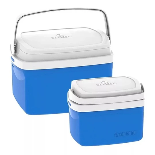 Set cooler Camp 2 piezas azul 12L Y 5L