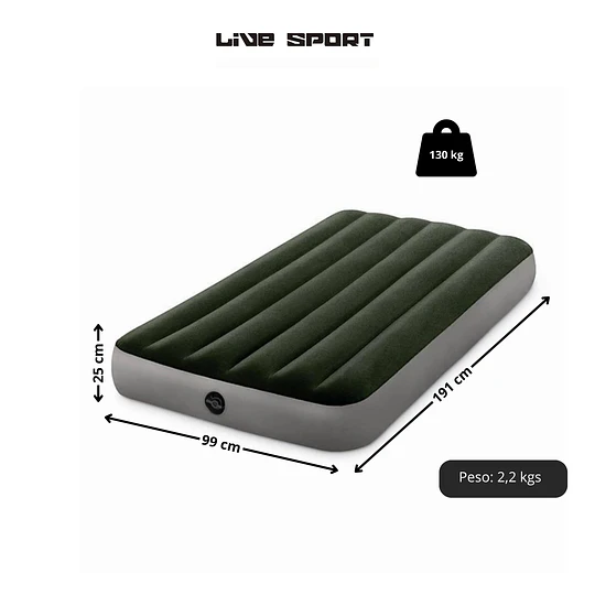 Colchon Inflable 1 Pl Live Sport 