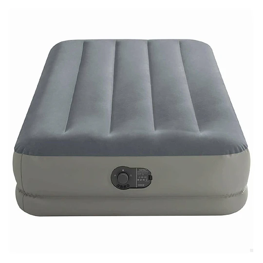 Cama Inflable Electrica Gris Usb 1 Pl 