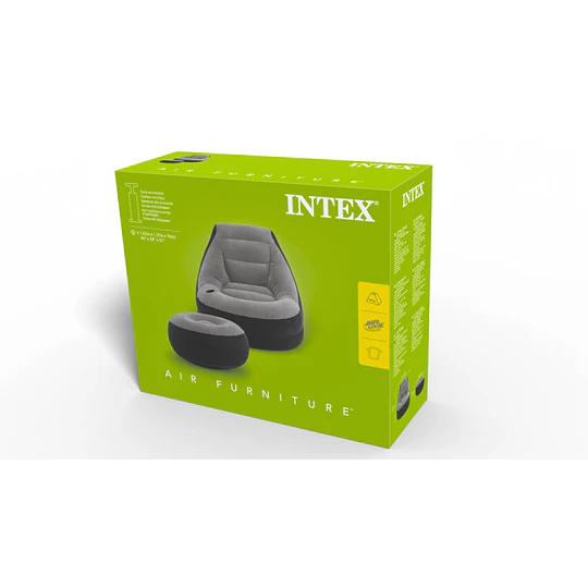 Sillon Inflable Relax +Posa Pies Live Sport