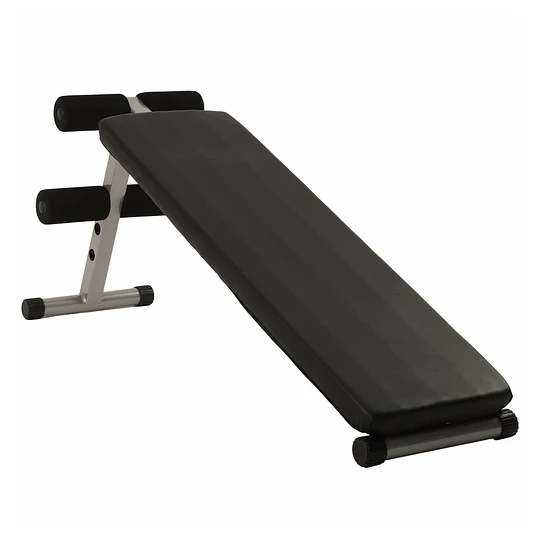 Banca abdominal inclinada Regulable Live Sport ES-507 Negra