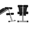 Banca abdominal inclinada Regulable Live Sport ES-507 Negra