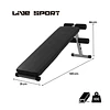 Banca abdominal inclinada Regulable Live Sport ES-507 Negra