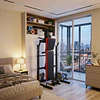 Banca de Pesas Plegable Con Barra y Discos 20kg Live Sport ES-543D Negra