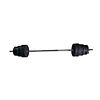 Banca de Pesas Plegable Con Barra y Discos 20kg Live Sport ES-543D Negra