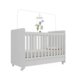 Cuna Multifunción 3 en 1 Blanca-Producto Armado en Tienda