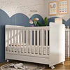 Cuna Multifunción 3 en 1 Blanca-Producto Armado en Tienda