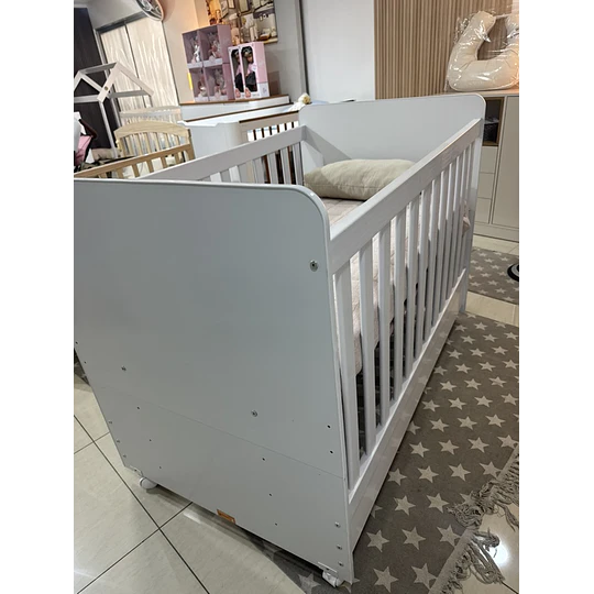 Cuna Multifunción 3 en 1 Blanca-Producto Armado en Tienda