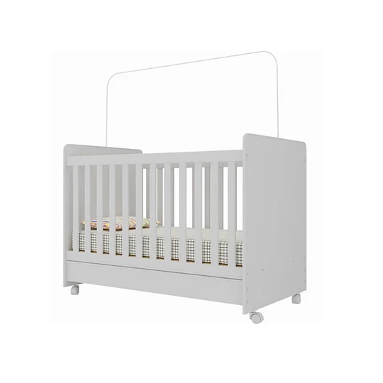 Cuna Multifunción 3 en 1 Blanca-Producto Armado en Tienda