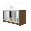 Cuna Evolutiva 3 en 1 New Kidscool Blanca Café MDP- Producto Armado en Tienda
