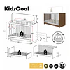 Cuna Evolutiva 3 en 1 New Kidscool Blanca Café MDP- Producto Armado en Tienda