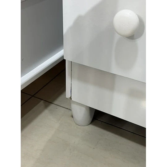 Cómoda Infantil Kidscool Mel 4 Cajones Blanco - Producto Armado en Tienda