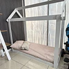 Cama Casita Montessori Cariño Blanca - Producto Armado en Tienda