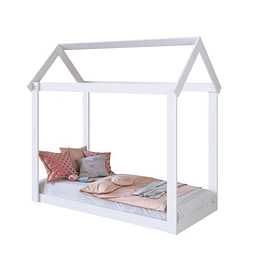 Cama Casita Montessori Cariño Blanca - Producto Armado en Tienda