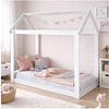 Cama Casita Montessori Cariño Blanca - Producto Armado en Tienda