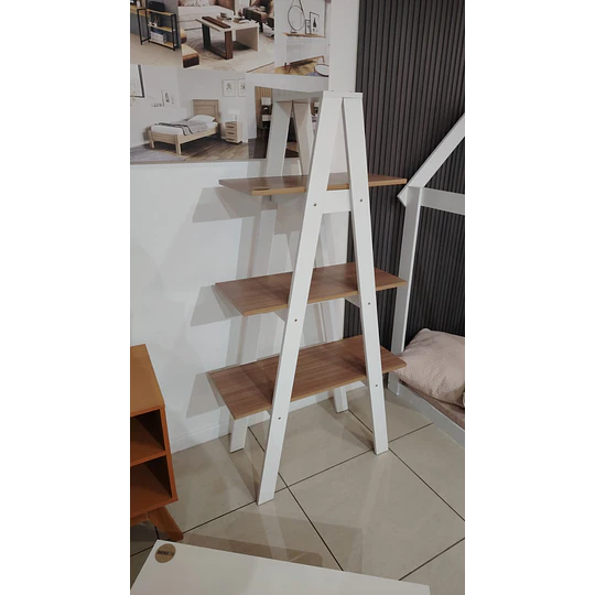 Estante 3 Niveles Urban Blanco - Producto Armado en Tienda