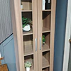 Vitrina 2 Puertas Vidrio Castaño - 