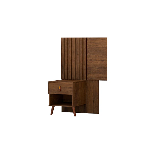 Respaldo Box Lady Ripada Caramelo - 