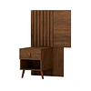 Respaldo Box Lady Ripada Caramelo - 