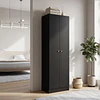 Estante Multiuso Parana 2 Puertas Negro Mate- Producto con detalle