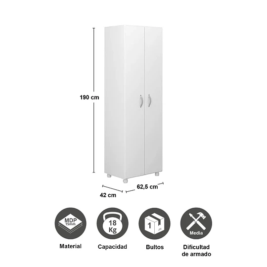 Organizador Logia 2 Puertas Smart -Producto con Detalle