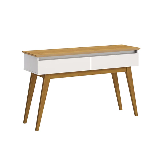 Arrimo Classic Cajones Blanco/Caramelo - Producto con Detalle