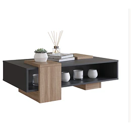 Mesa De Centro b93 Negro Castaño - Producto con detalle