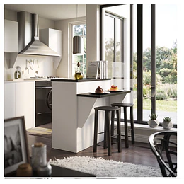 Isla Comedor Dos Puertas Blanco Smart- Producto con detalle