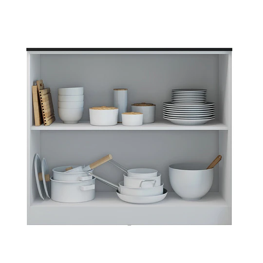 Isla Comedor Dos Puertas Blanco Smart- Producto con detalle