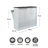 Isla Comedor Dos Puertas Blanco Smart- Producto con detalle
