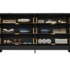 Comoda Duplex 6 Cajones Negro - Producto con Detalle