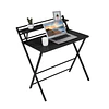 Escritorio Plegable Home Office Negro- Producto con Detalle