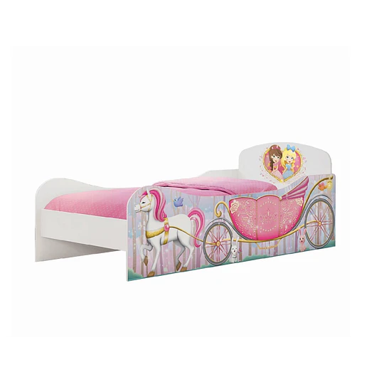 Cama Infantil Carruaje Sofia 1 Plaza- Producto con detalle