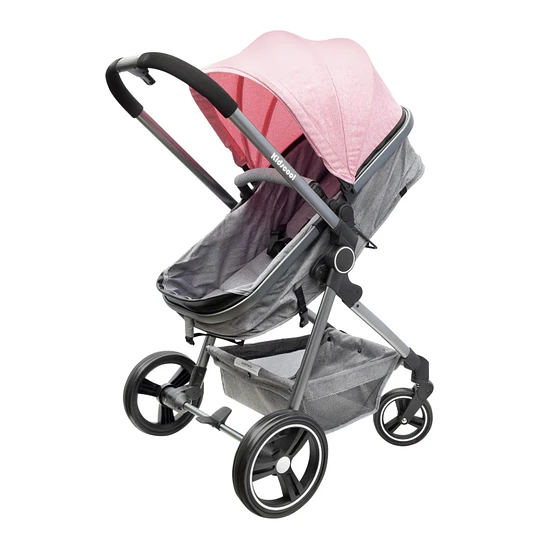 Coche Compact Travel System Rosado- Producto Armado en Tienda