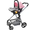 Coche Compact Travel System Rosado- Producto Armado en Tienda