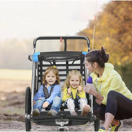 Carro Jogger Baby Trailer Duplex- Producto Armado en Tienda (LE FALTA RUEDA DELANTERA)
