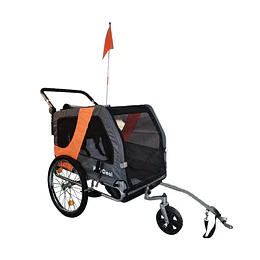 Carro Jogger Gris Baby Trailer Single -Producto Armado en Tienda