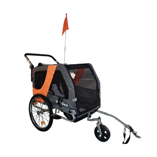 Carro Jogger Gris Baby Trailer Single -Producto Armado en Tienda