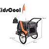 Carro Jogger Gris Baby Trailer Single -Producto Armado en Tienda