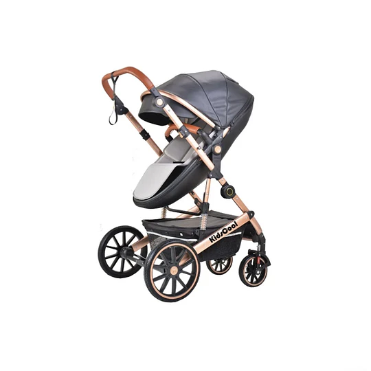 Coche Cuna Egg 3 En 1 Kidscool Negro- Producto Armado en Tienda