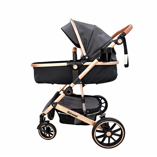 Coche Cuna Egg 3 En 1 Kidscool Negro- Producto Armado en Tienda