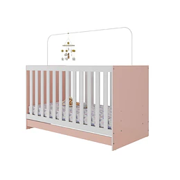 Cuna New 3 Funciones Rosado- Producto con detalle