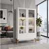 Vitrina 2 Puertas Amber Blanco - Producto con detalle