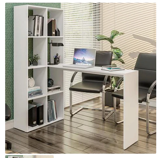 Mesa Escritorio Practic Blanco- Producto con detalle