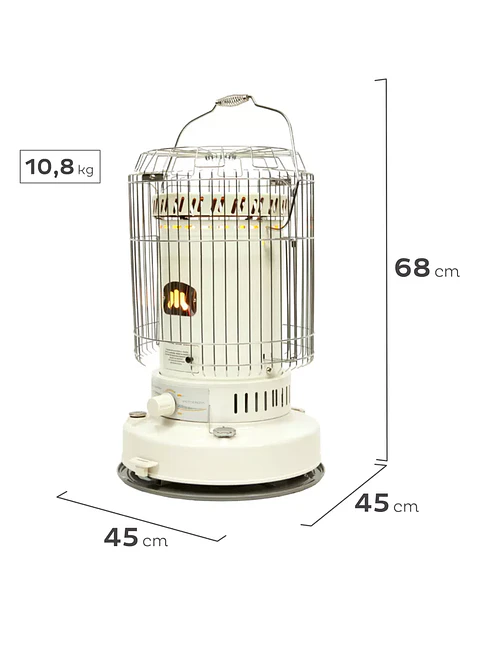 ESTUFA PARAFINA MADEMSA POTENZA 7.2LTRS
