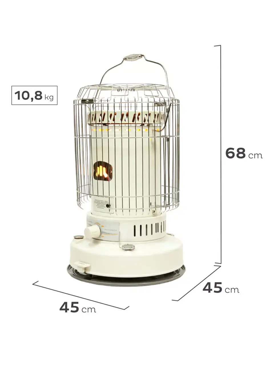 ESTUFA PARAFINA MADEMSA POTENZA 7.2LTRS 1