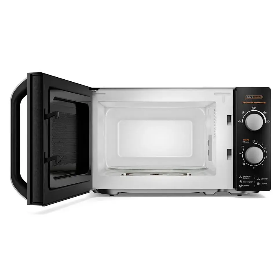 Microondas Mademsa 20 Litros Manual Descongelamiento Inteligente MM20FBM Negro (Exhibición) 2
