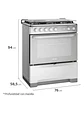 Fensa Cocina a Gas 5 Quemadores F 5500 T Espejado - Miniatura 1