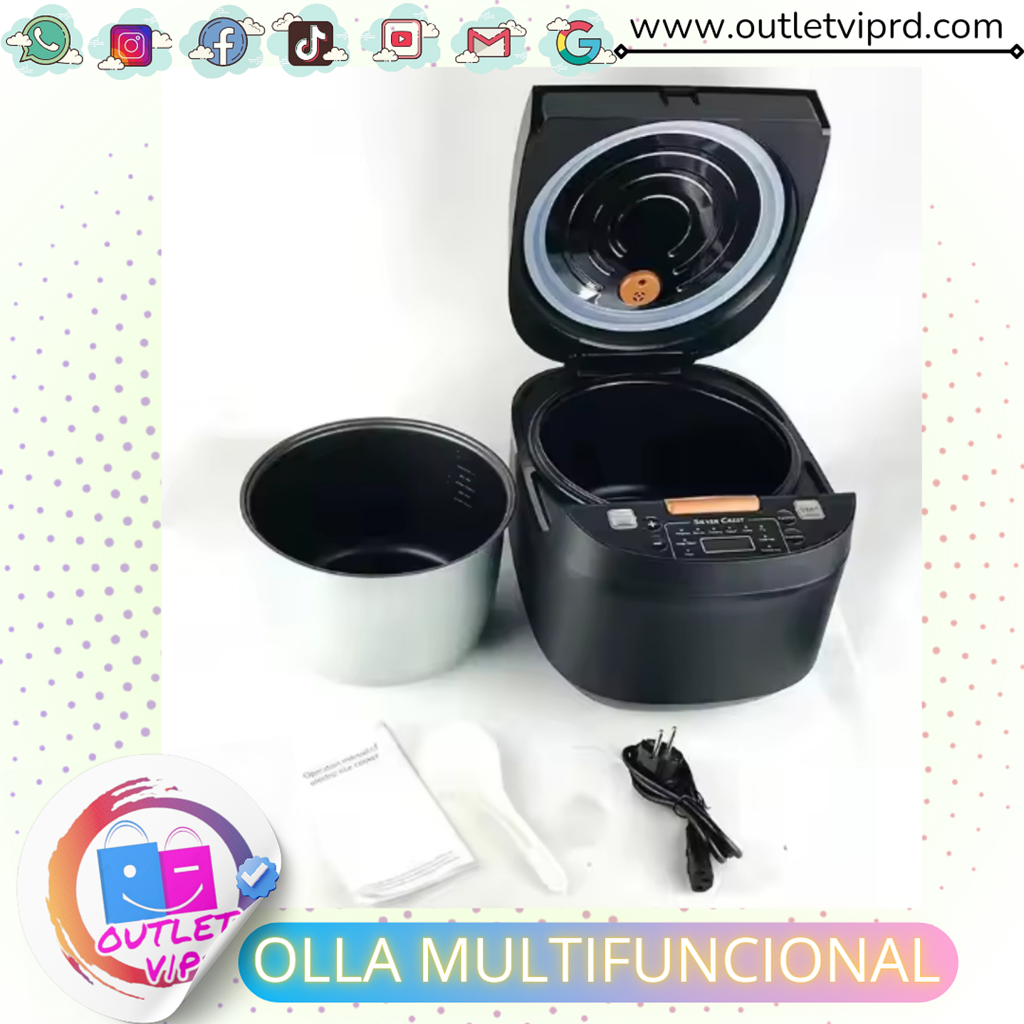 Olla arrocera multifuncional  4