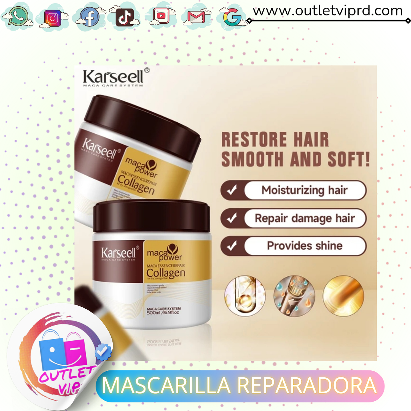 Mascarilla Reparadora Capilar  4